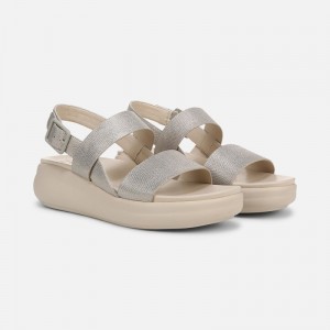 Sandalias Plataforma Naturalizer Para Mujer Coast Wedge Sandal Plateadas DO32-5692H4
