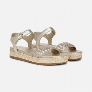 Sandalias Plataforma Naturalizer Para Mujer Neila Sandal Doradas CR52-4342P8