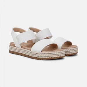 Sandalias Plataforma Naturalizer Para Mujer SOUL Diana Strappy Sandal Blancas ZO96-9536Z6