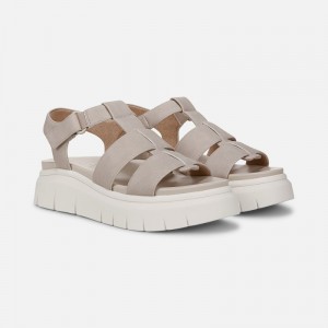 Sandalias Plataforma Naturalizer Para Mujer SOUL Pippa Sandal Gris Oscuro GY25-0945V0