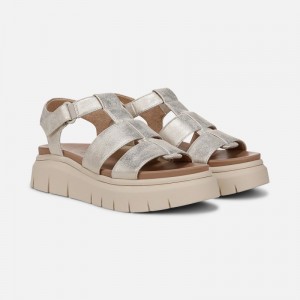 Sandalias Plataforma Naturalizer Para Mujer SOUL Pippa Sandal Doradas TB41-8181K9