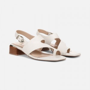 Sandalias Tacón Naturalizer Para Mujer 27 EDIT Audra Dress Sandal Blancas PZ75-8235I7