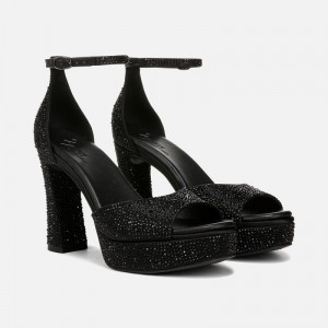 Sandalias Tacón Naturalizer Para Mujer 27 Edit Delphie Dress Sandal Negras HR08-0868M1