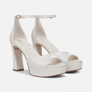 Sandalias Tacón Naturalizer Para Mujer 27 Edit Delphie Dress Sandal Blancas CU74-0654F5