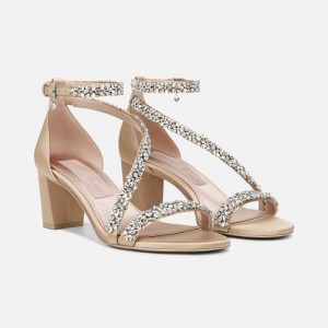 Sandalias Tacón Naturalizer Para Mujer Ahava Dress Sandal Doradas BG13-8033G1