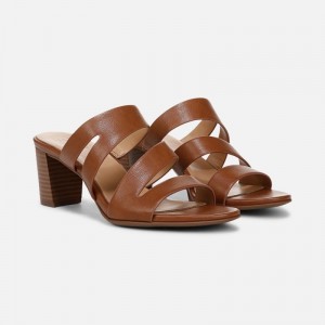 Sandalias Tacón Naturalizer Para Mujer Beaming Slide Sandal Marrones ZY19-6719X2