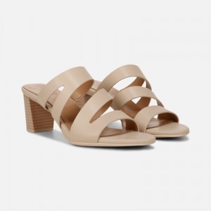 Sandalias Tacón Naturalizer Para Mujer Beaming Slide Sandal Marrones UY19-5739K9