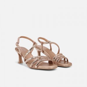 Sandalias Tacón Naturalizer Para Mujer Galaxy 2 Strappy Sandal Rosas Rosas AW38-0508X1