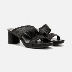 Sandalias Tacón Naturalizer Para Mujer Inez Dress Sandal Negras CW34-3954O1