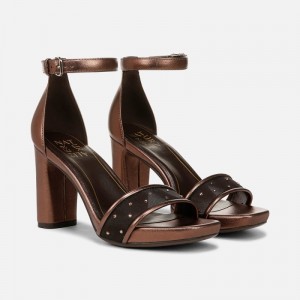 Sandalias Tacón Naturalizer Para Mujer Joy Dress Sandal Marrones ON10-9240W4