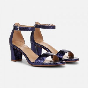 Sandalias Tacón Naturalizer Para Mujer Limited Edition Vera Dress Sandal Azules Serpent LB95-9075U0