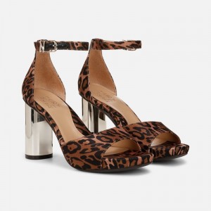 Sandalias Tacón Naturalizer Para Mujer Malia Dress Sandal Leopardo GM61-0561I2
