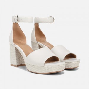 Sandalias Tacón Naturalizer Para Mujer Pearlyn Dress Sandal Blancas KM73-1063H3
