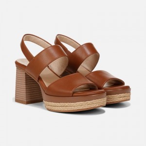 Sandalias Tacón Naturalizer Para Mujer SOUL Holly Sandal Marrones MV82-3382N7