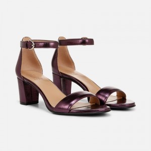 Sandalias Tacón Naturalizer Para Mujer Vera Dress Sandal Moradas Oscuro RP72-1892B8