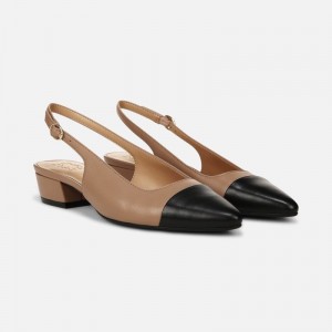 Zapatos Destalonados Naturalizer Para Mujer Banks Slingback Gris Marrones IZ13-0703I9