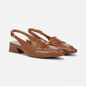 Zapatos Destalonados Naturalizer Para Mujer Garner Slingback Marrones SY18-6668N8