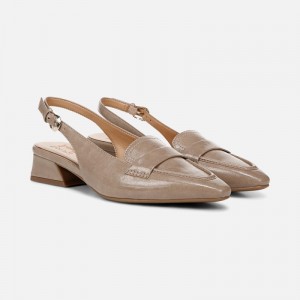 Zapatos Destalonados Naturalizer Para Mujer Garner Slingback Gris Marrones UX64-8664W1
