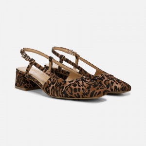Zapatos Destalonados Naturalizer Para Mujer Harper Slingback Leopardo FJ93-7303W1
