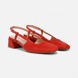 Zapatos Destalonados Naturalizer Para Mujer Harper Slingback Rojas EJ22-5322E5