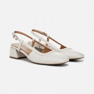 Zapatos Destalonados Naturalizer Para Mujer Harper Slingback Blancas KC55-0315J7