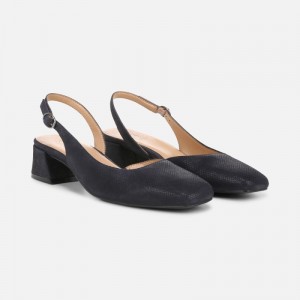 Zapatos Destalonados Naturalizer Para Mujer Jayla Slingback Pump Azul Marino WA74-0924T6
