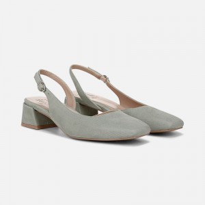 Zapatos Destalonados Naturalizer Para Mujer Jayla Slingback Pump Verde HT29-1409I8