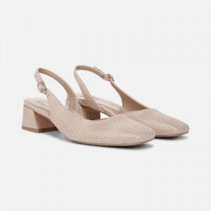 Zapatos Destalonados Naturalizer Para Mujer Jayla Slingback Pump Beige GX61-0751C0