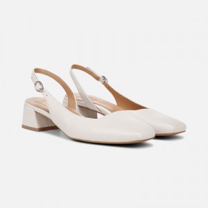 Zapatos Destalonados Naturalizer Para Mujer Jayla Slingback Pump Blancas NY51-7801E8