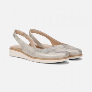 Zapatos Destalonados Naturalizer Para Mujer SOUL Idea d'Orsay Flat Doradas Claro GA71-0811Q9