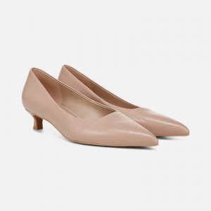 Tacon Gatito Naturalizer Para Mujer Natalia Kitten Heel Gris Marrones IY79-7059N1