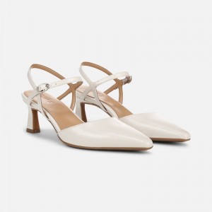 Tacon Gatito Naturalizer Para Mujer Tara Dress Shoe Blancas MN02-7322G0