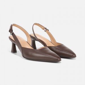Tacones Naturalizer Para Mujer Dalary Slingback Pump Chocolate ZQ33-5513K8