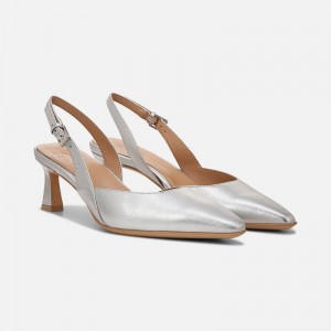 Tacones Naturalizer Para Mujer Dalary Slingback Pump Plateadas WI97-9457R2