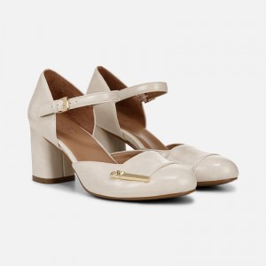 Tacones Naturalizer Para Mujer Lavish Mary Jane Pump Creme MD37-3177A0