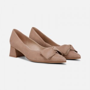 Tacones Naturalizer Para Mujer Mavis Bow Pump Gris Marrones TE73-8593K3
