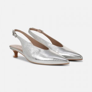 Tacones Naturalizer Para Mujer Nicolette Pump Plateadas AZ60-3790O4