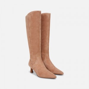 Botas De Pantorrilla Ancha Naturalizer Para Mujer Deesha Wide Calf Knee High Boot Marrones DX26-8716C5
