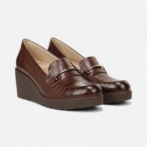 Zapatos Cuña Naturalizer Para Mujer SOUL Achieve Wedge Marrones Oscuro RA65-1975T7