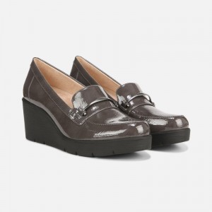 Zapatos Cuña Naturalizer Para Mujer SOUL Achieve Wedge Gris Marrones YR50-8860T4