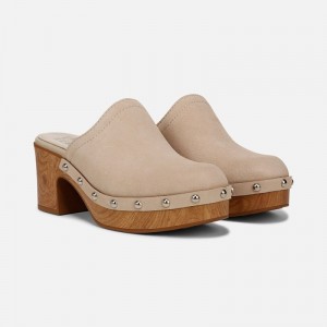 Zapatos Tacon Bloque Naturalizer Para Mujer Bailey Mule Marrones SY65-5345W7