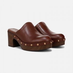 Zapatos Tacon Bloque Naturalizer Para Mujer Bailey Mule Marrones SF53-6393J4