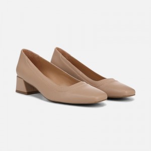 Zapatos Tacon Bloque Naturalizer Para Mujer Huntley Block Heel Pump Marrones PY34-7834P4